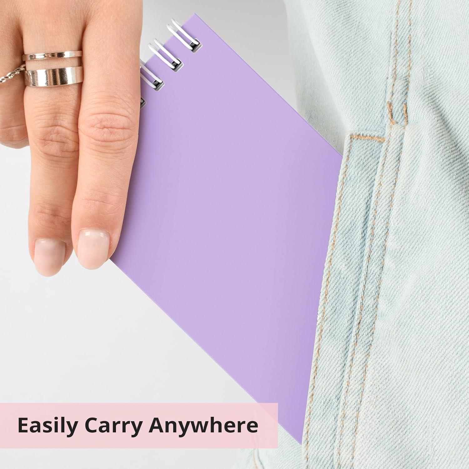 Set de 8 Cuadernos Espirales Taja Mini 7.6x12.7cm Rayados