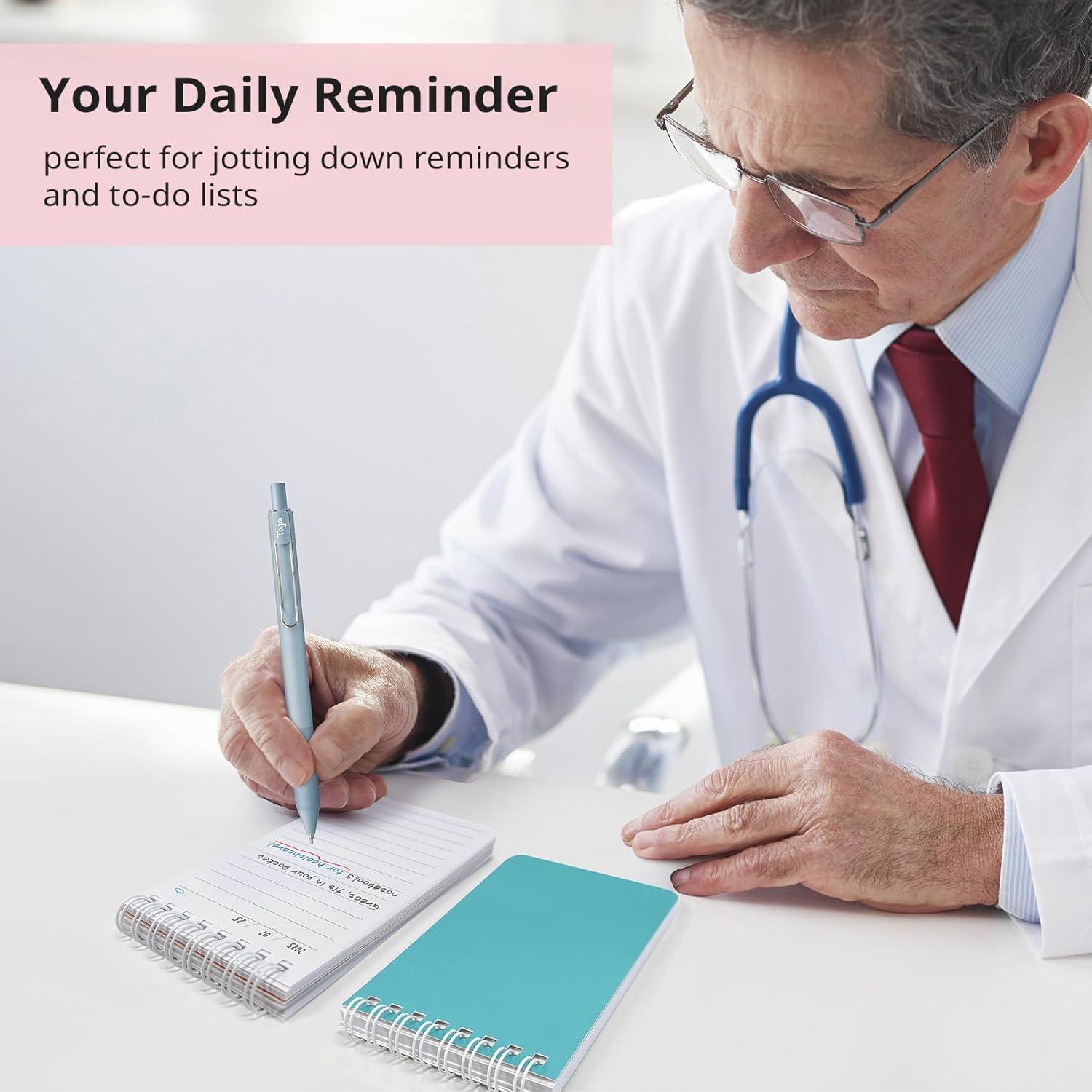 Set de 8 Cuadernos Espirales Taja Mini 7.6x12.7cm Rayados