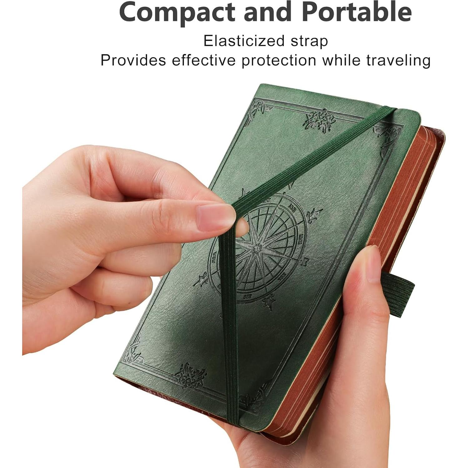 Cuaderno B6 Forrado AHGXG Verde Oscuro - 256 Páginas