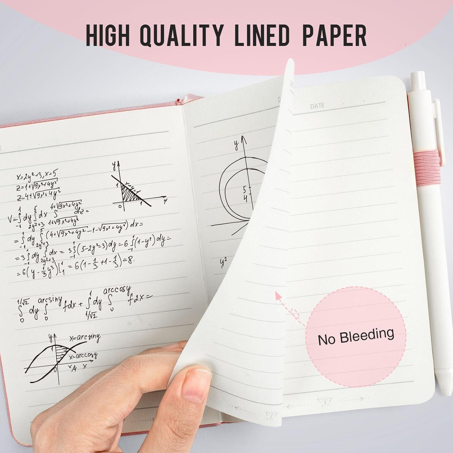 Cuadernos A6 Oucaru 8 Colores Pastel Tapa Dura 40 Hojas