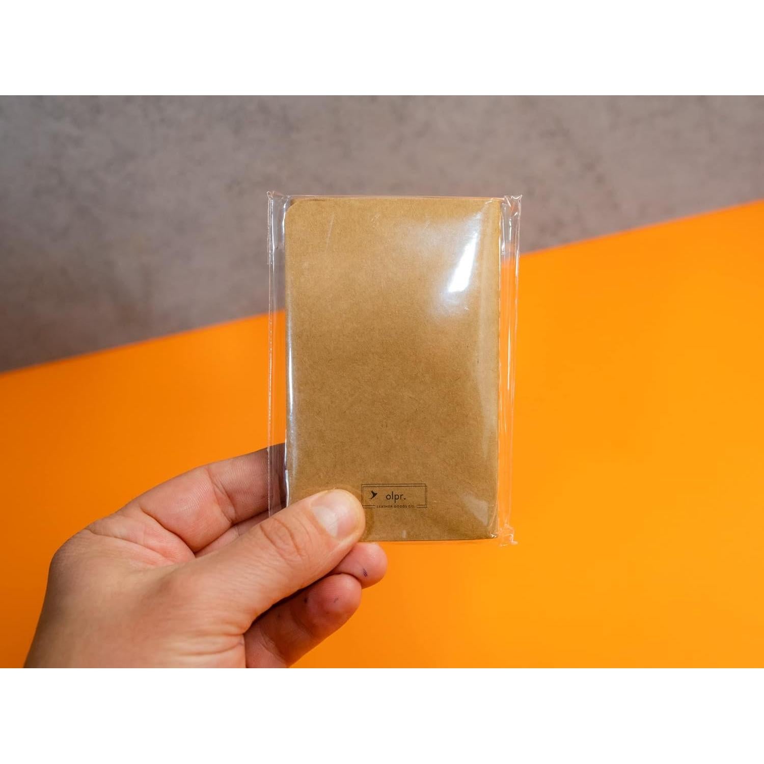 Set de 2 Cuadernos Mini Olpr Kraft Marrón 54 Páginas Rayadas