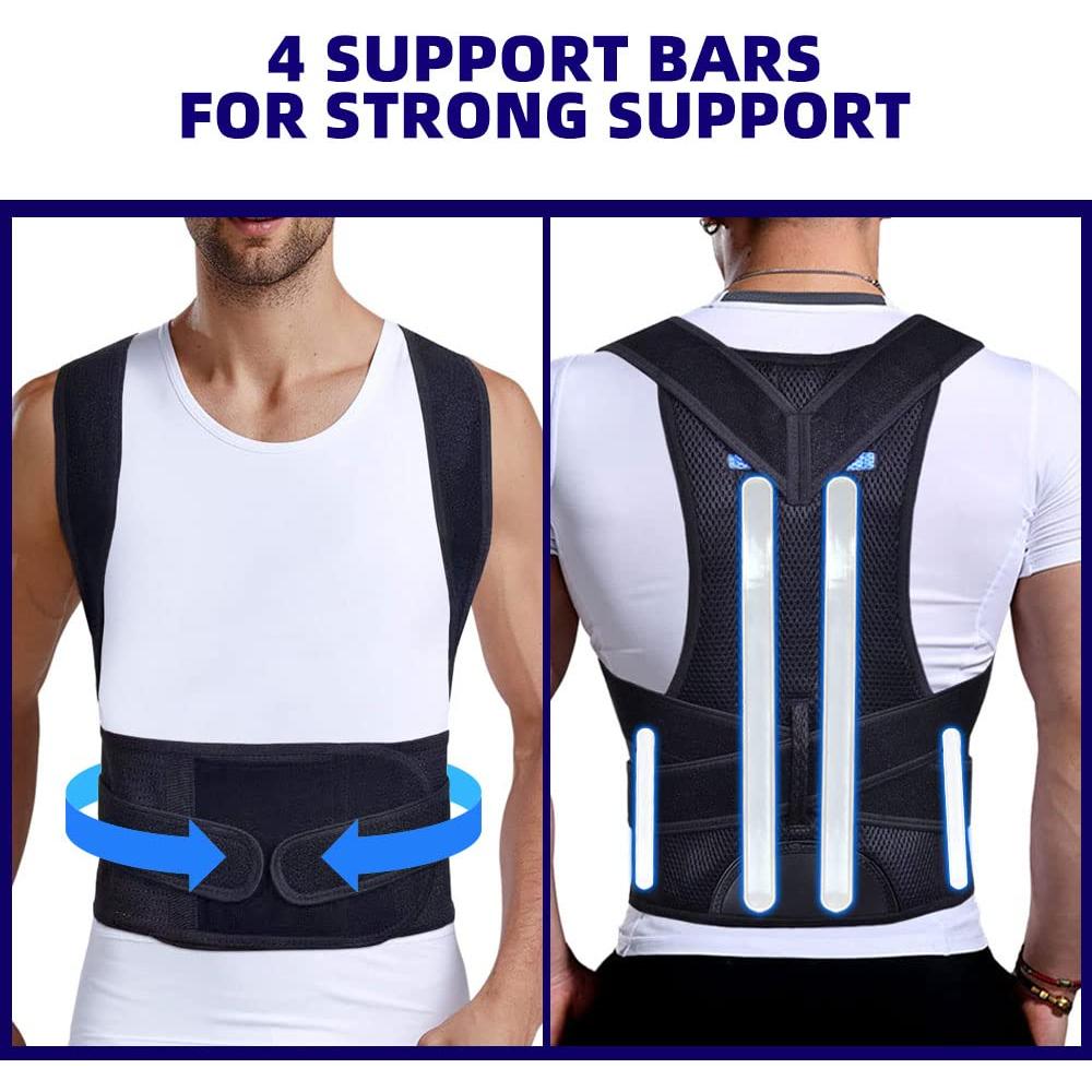 Corrector de Postura BraceTop Unisex Ajustable para Espalda