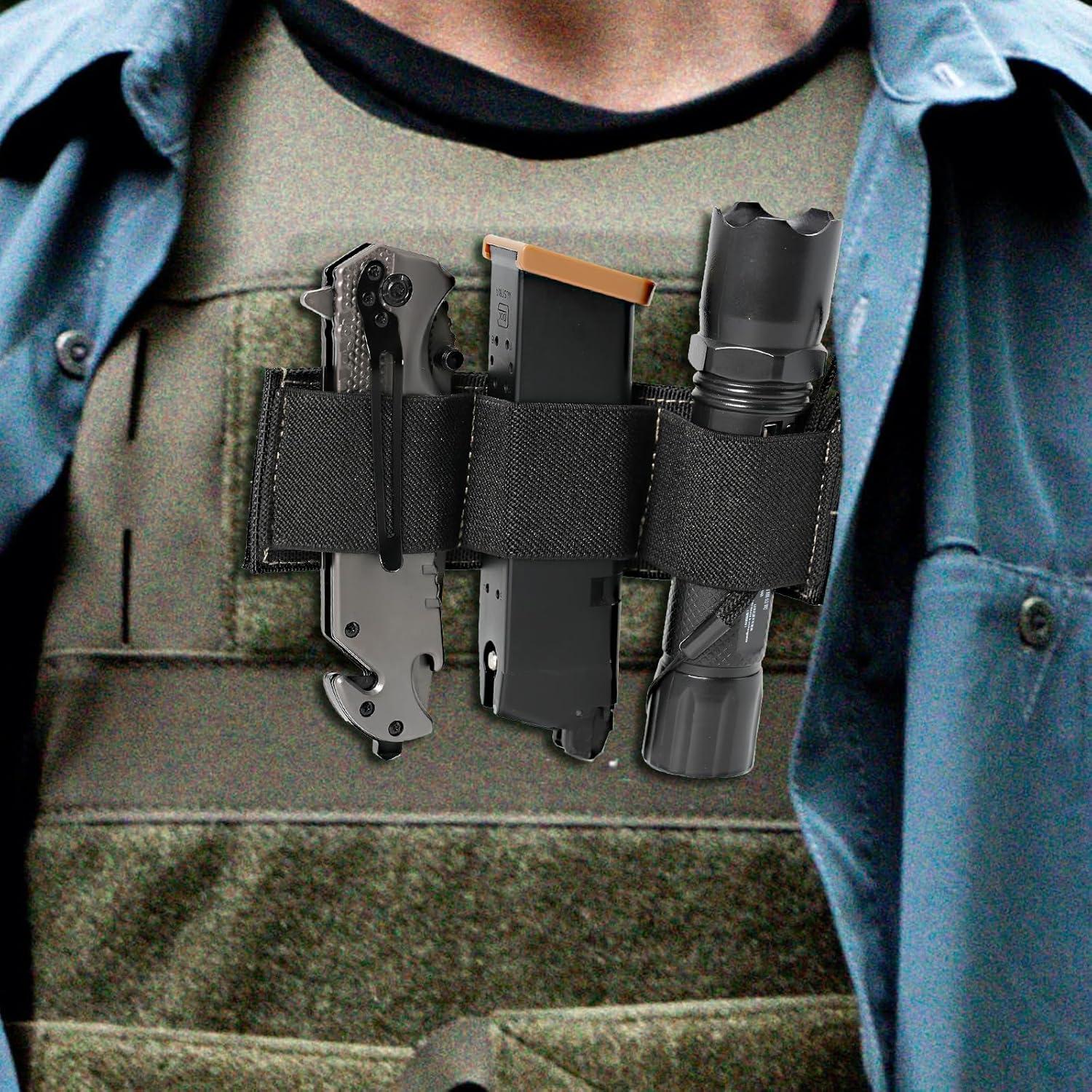 Soporte de Triple Revista OCQOTAT Negro - 2 Piezas Nylon