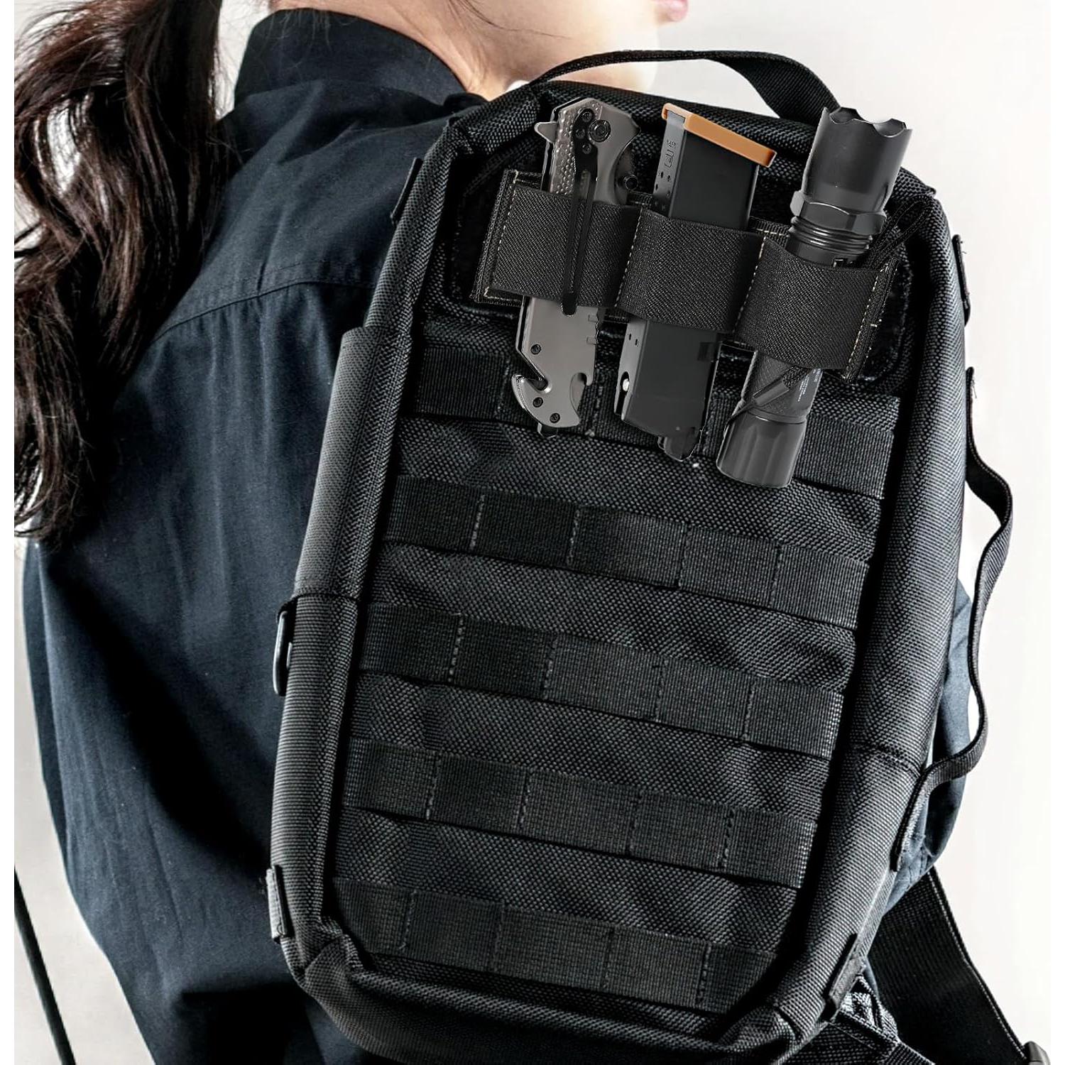 Soporte de Triple Revista OCQOTAT Negro - 2 Piezas Nylon