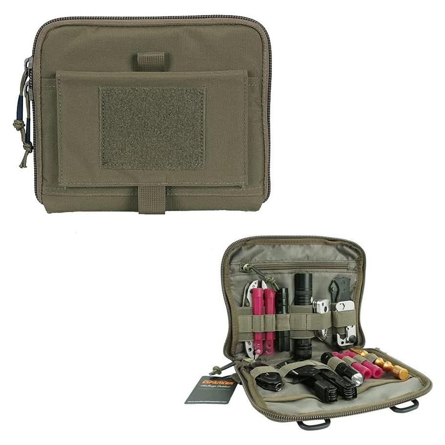 Bolsa Táctica Molle EDC EXCELENTE ELITE SPANKER Verde 23x19x2.6cm