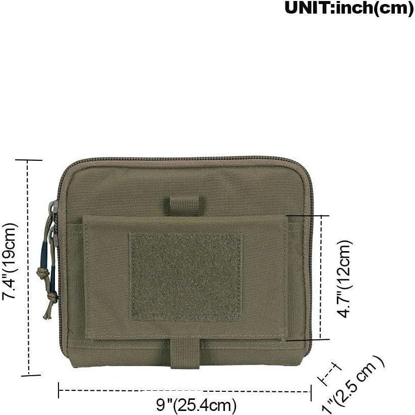 Bolsa Táctica Molle EDC EXCELENTE ELITE SPANKER Verde 23x19x2.6cm