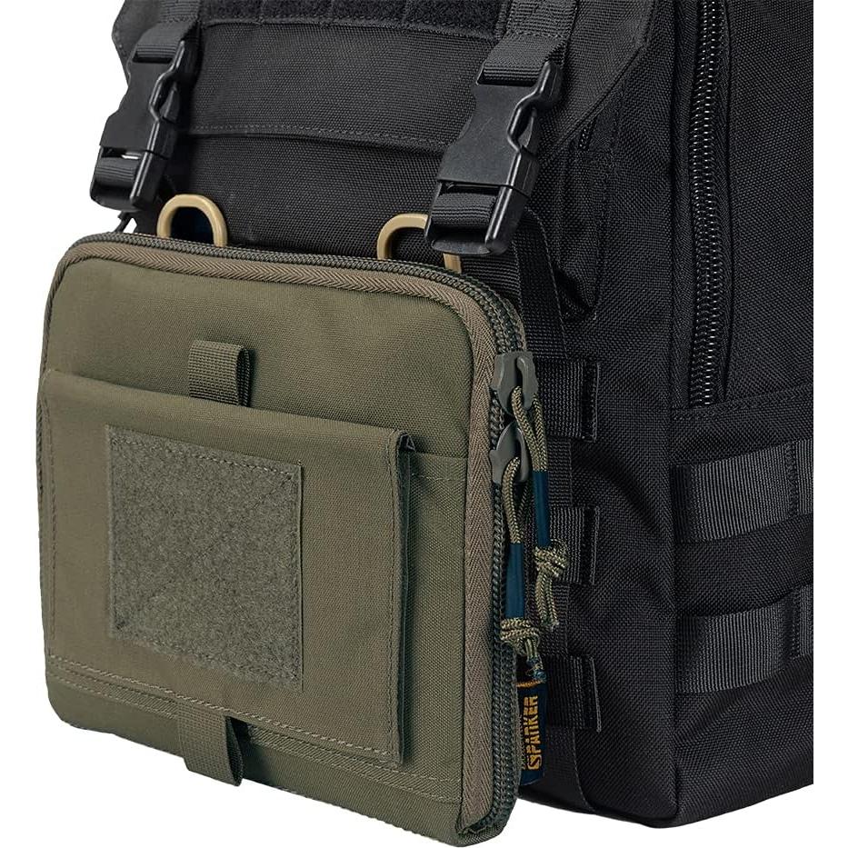 Bolsa Táctica Molle EDC EXCELENTE ELITE SPANKER Verde 23x19x2.6cm