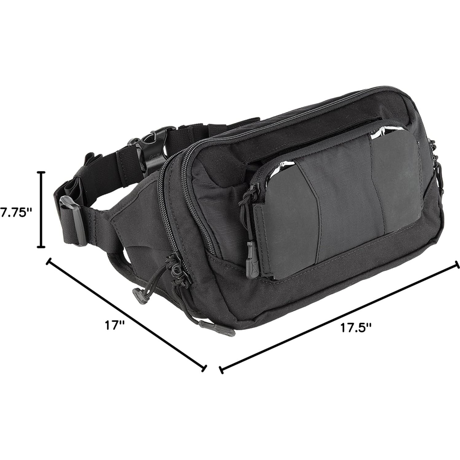 Mochila Táctica Vertx S.O.C.P. Unisex, Transporte Oculto, Negro