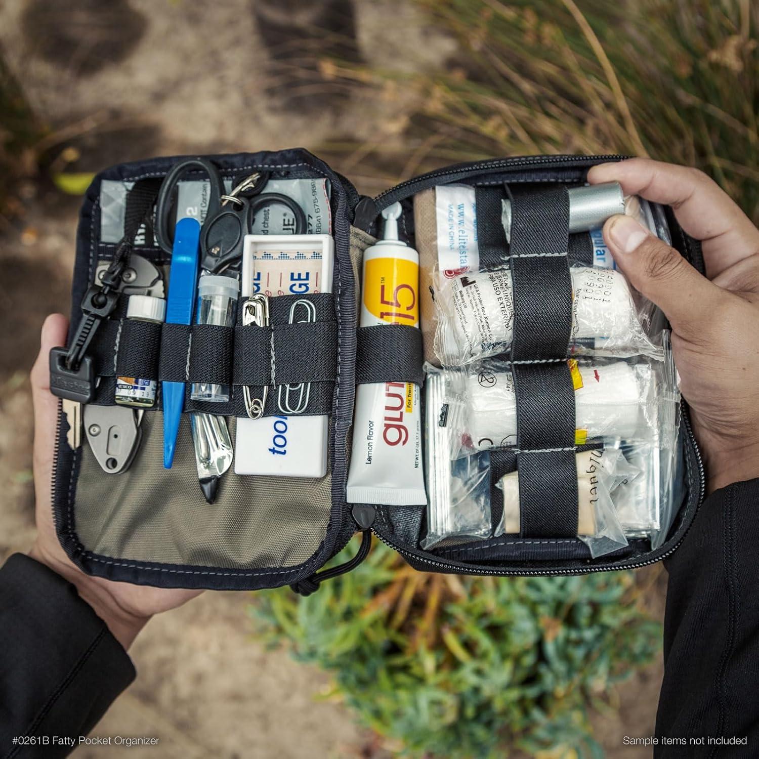 Organizador de bolsillo Maxpedition Fatty Negro 17 bolsillos