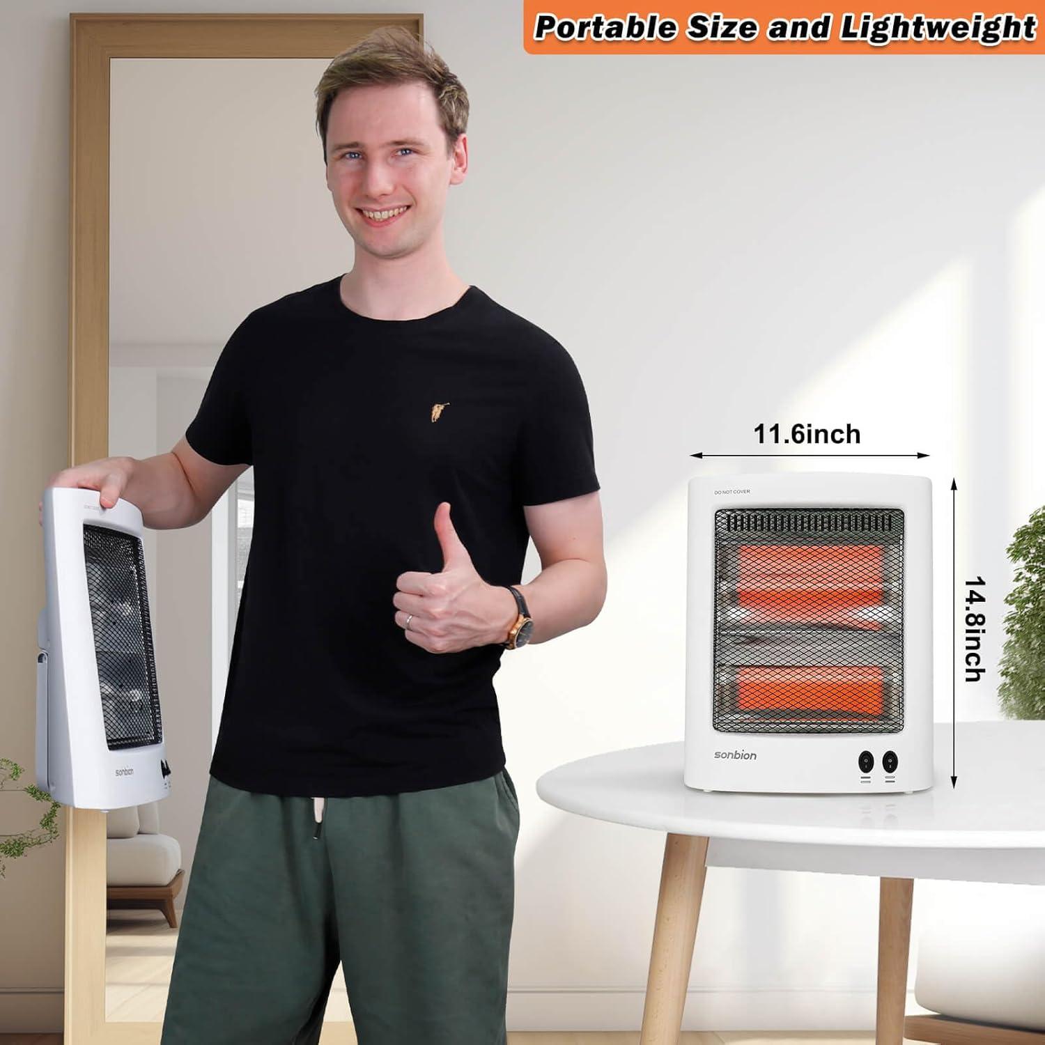 Calentador Eléctrico Portátil SONBION LSG01 Infrarrojo 1.59 kg