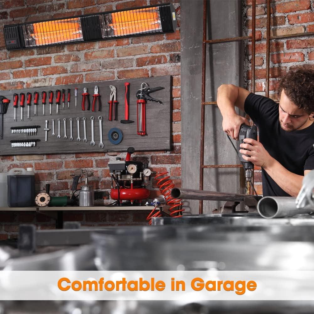 Calentador de Patio Infrarrojo ThermoMate EIH3000B 3000W