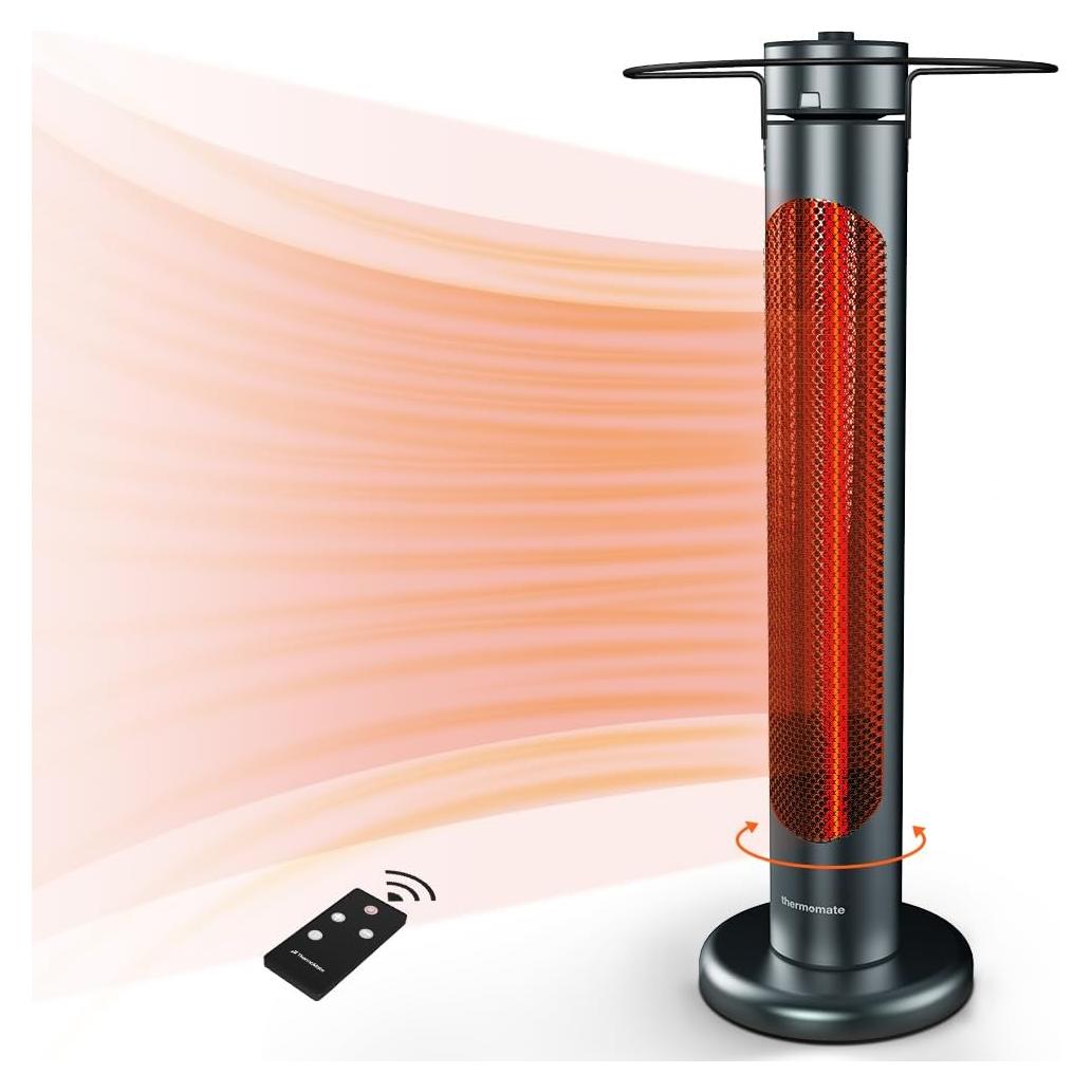 Calentador de Patio Eléctrico ThermoMate EIHF1500V 1500W Infrarrojo