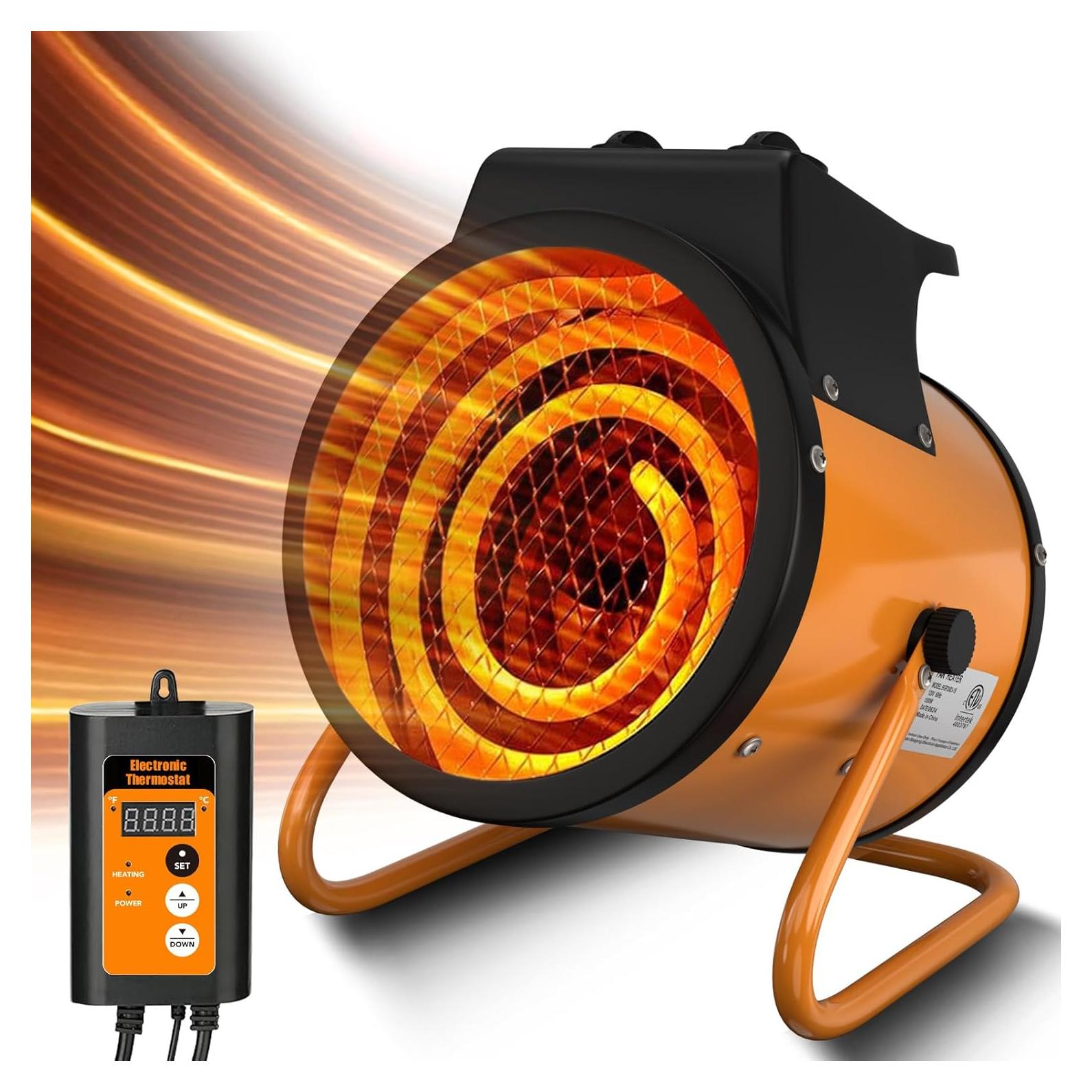 Calentador de Invernadero Gardtech 1500W con Termostato Digital