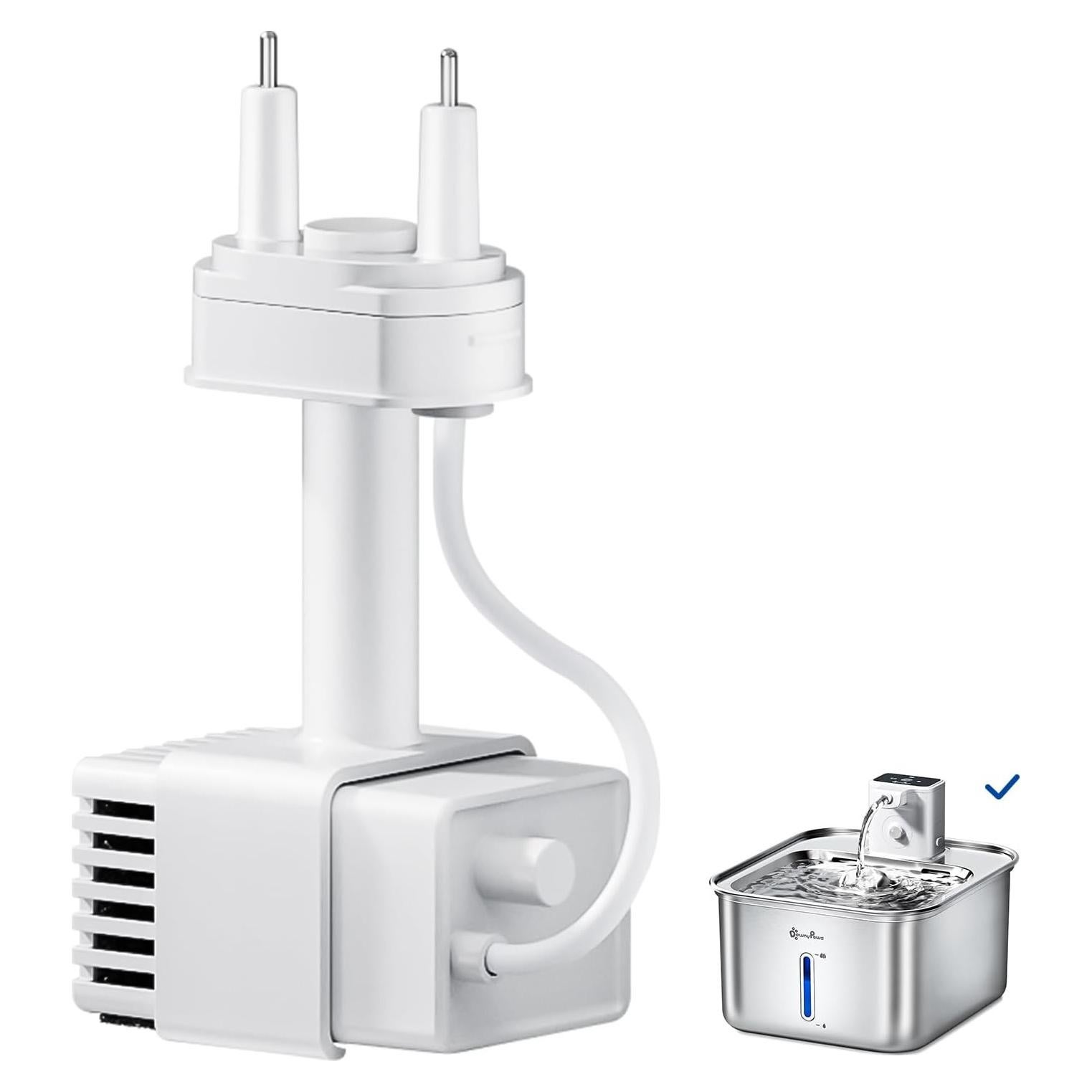 Bomba de Agua DownyPaws Blanca para Fuente Gato DPWFP6SS