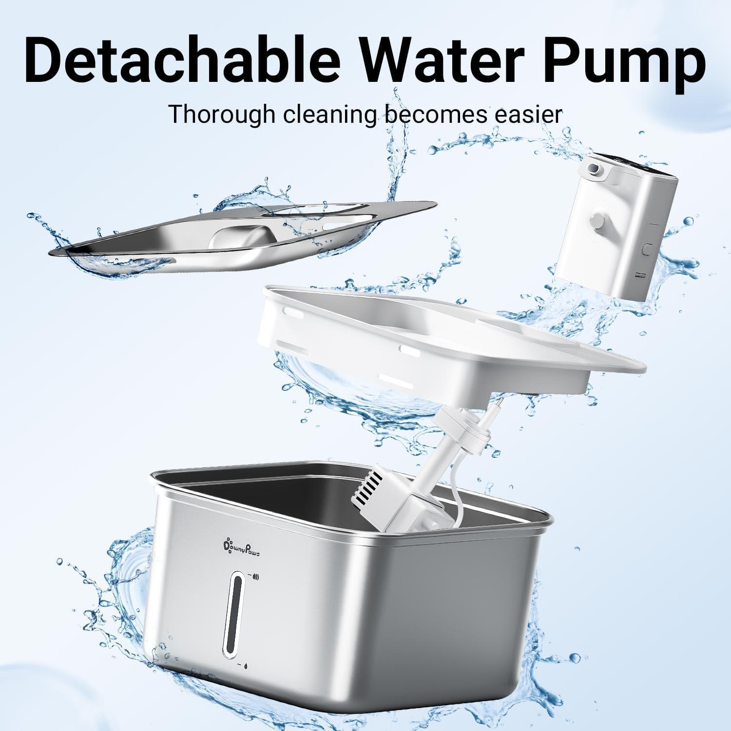 Bomba de Agua DownyPaws Blanca para Fuente Gato DPWFP6SS