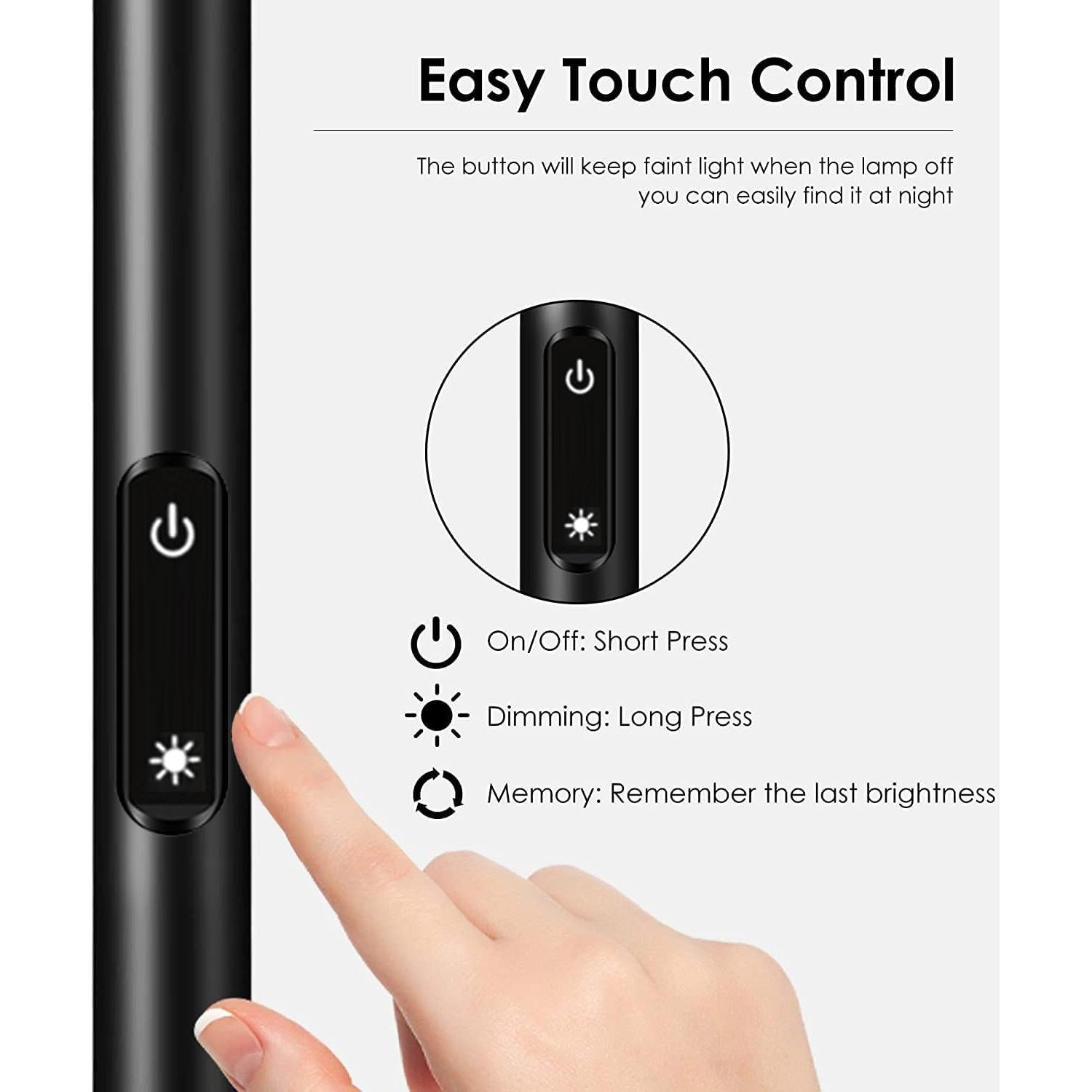 Lámpara de Pie LED BoostArea 20W 2000LM Regulable 3000K