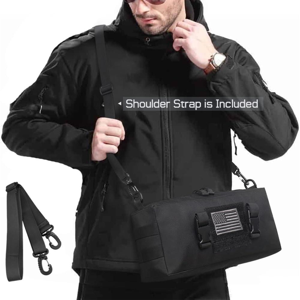 Bolsa Táctica WYNEX Molle Incremental 5L Negra EDC