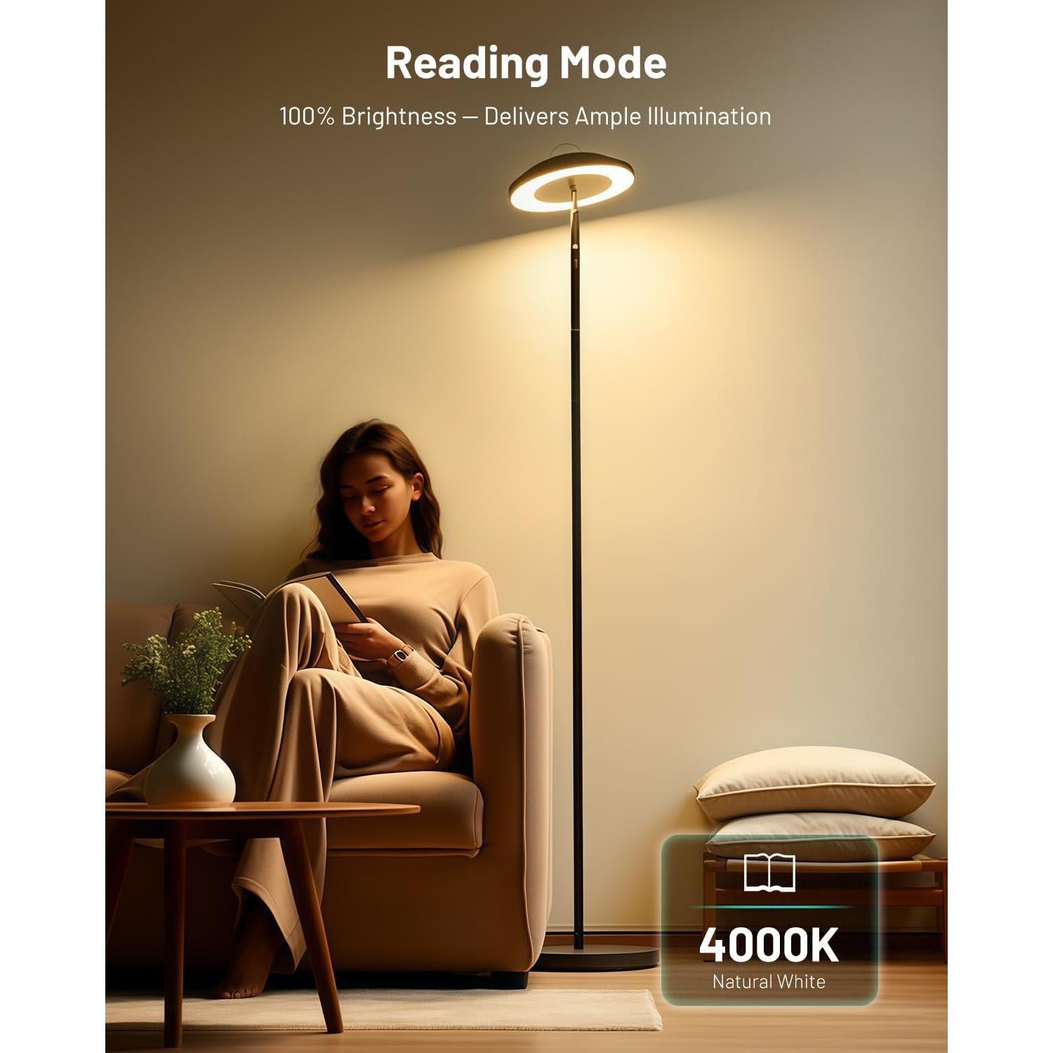 Lámpara de Pie LED Dinoho 175 cm Proyector Estrellas RGB