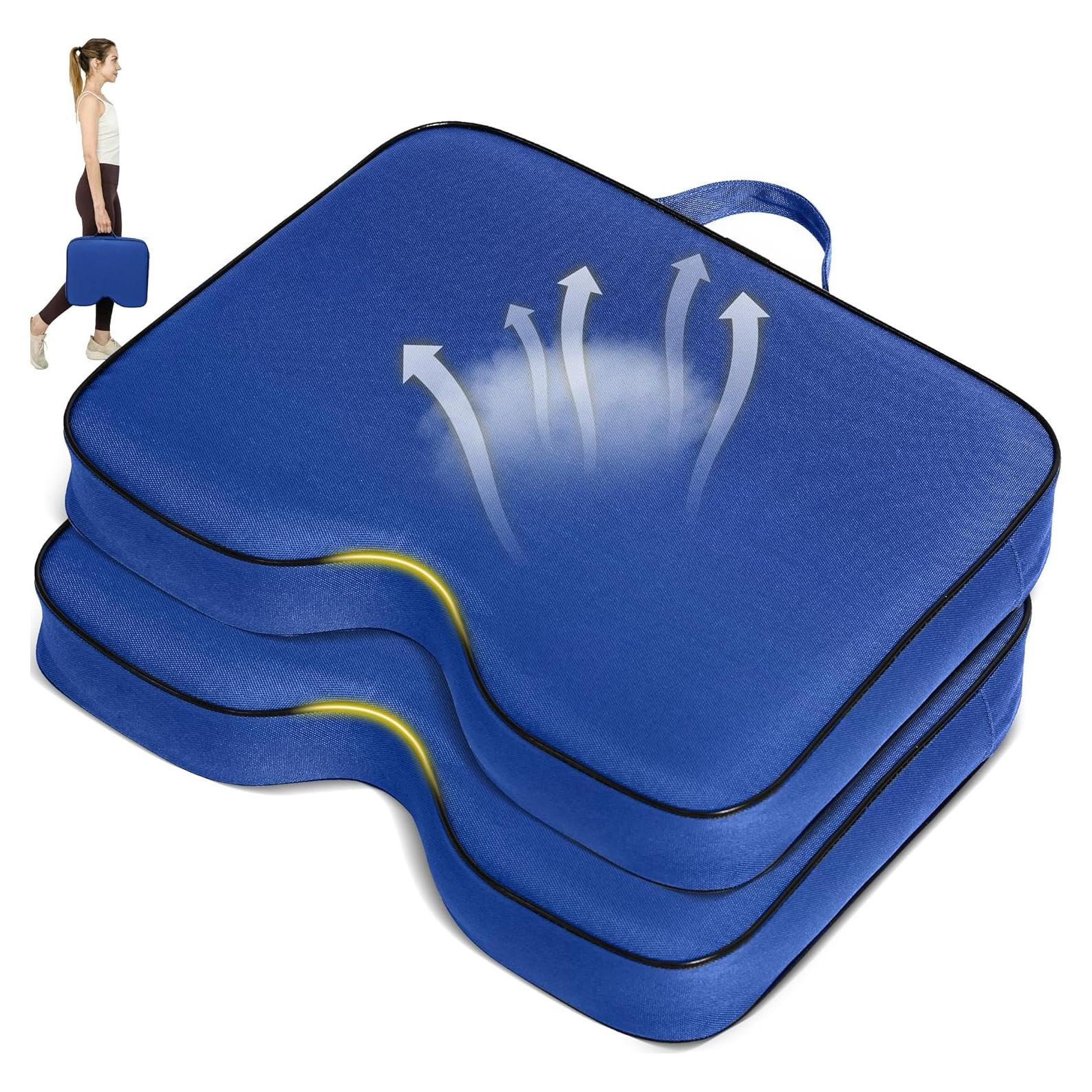 Cojines para Asientos de Estadio FASTMOMENT - 2 Pcs Azul