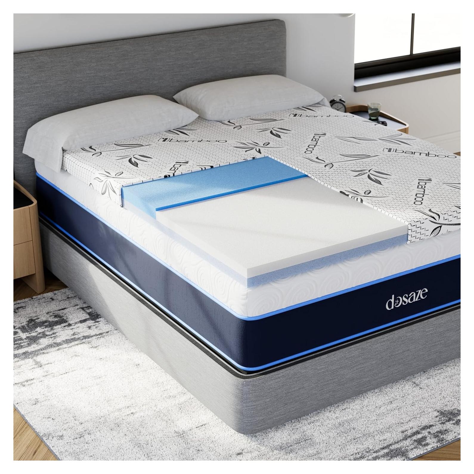 Colchón Viscoelástico Dosaze DreamAlign Reina 7.6 cm Alivio Espalda