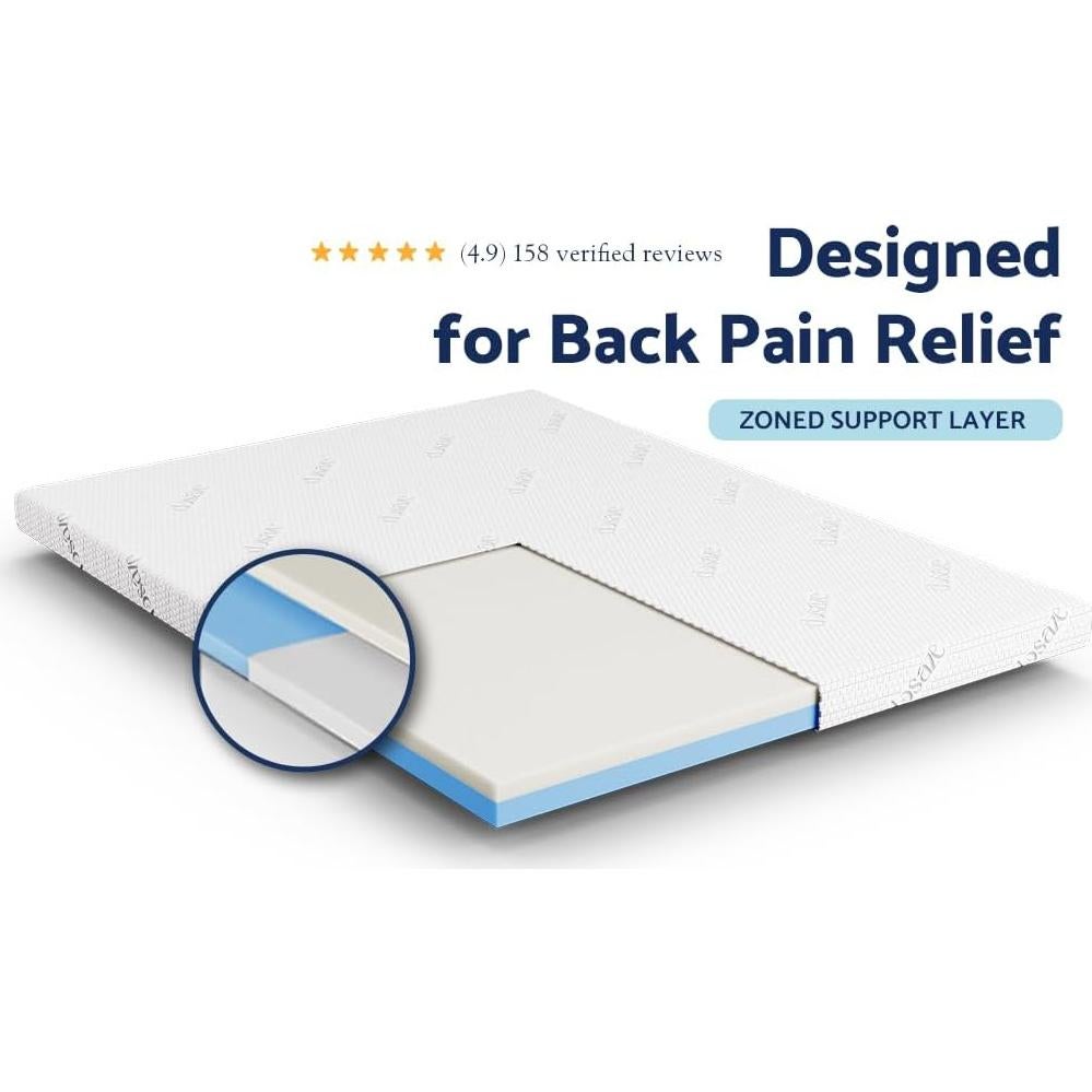 Colchón Viscoelástico Dosaze DreamAlign Reina 7.6 cm Alivio Espalda