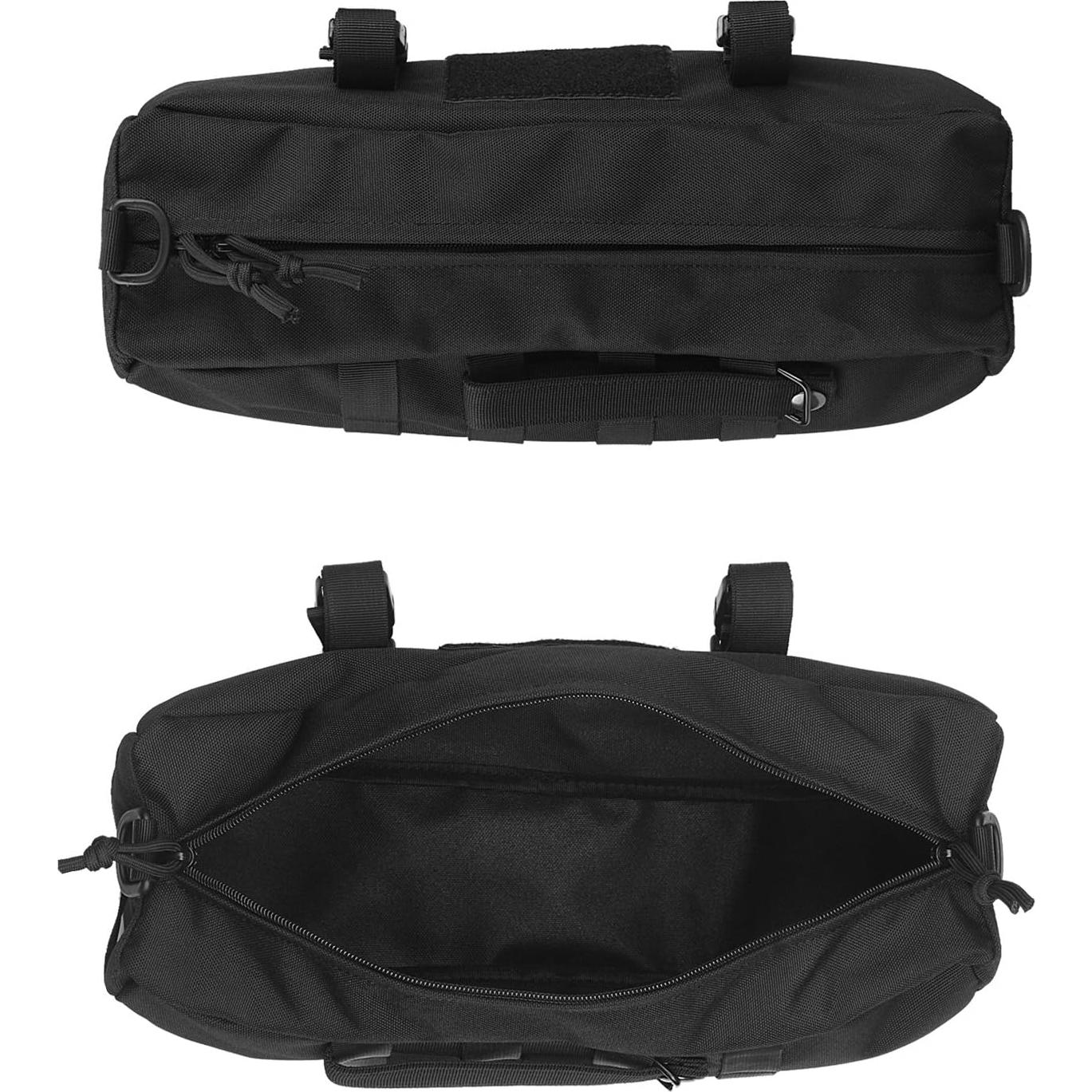 Bolsa Táctica Multiusos AMYIPO Negra 2 PCS 35.56x10.16x15.24 cm