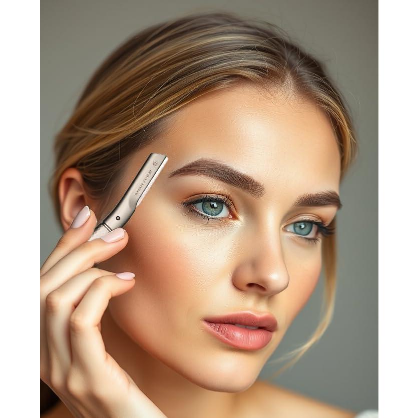 Rasuradora de Cejas Beauty Power con 6 Cuchillas - Plata