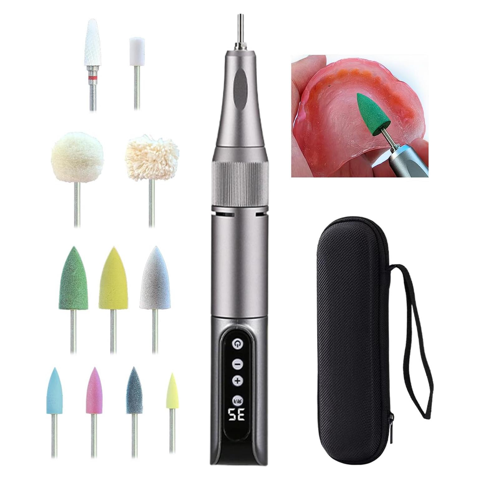 Pulidor Mini Inalámbrico JOIRACK USB 35000 RPM con 11 Accesorios