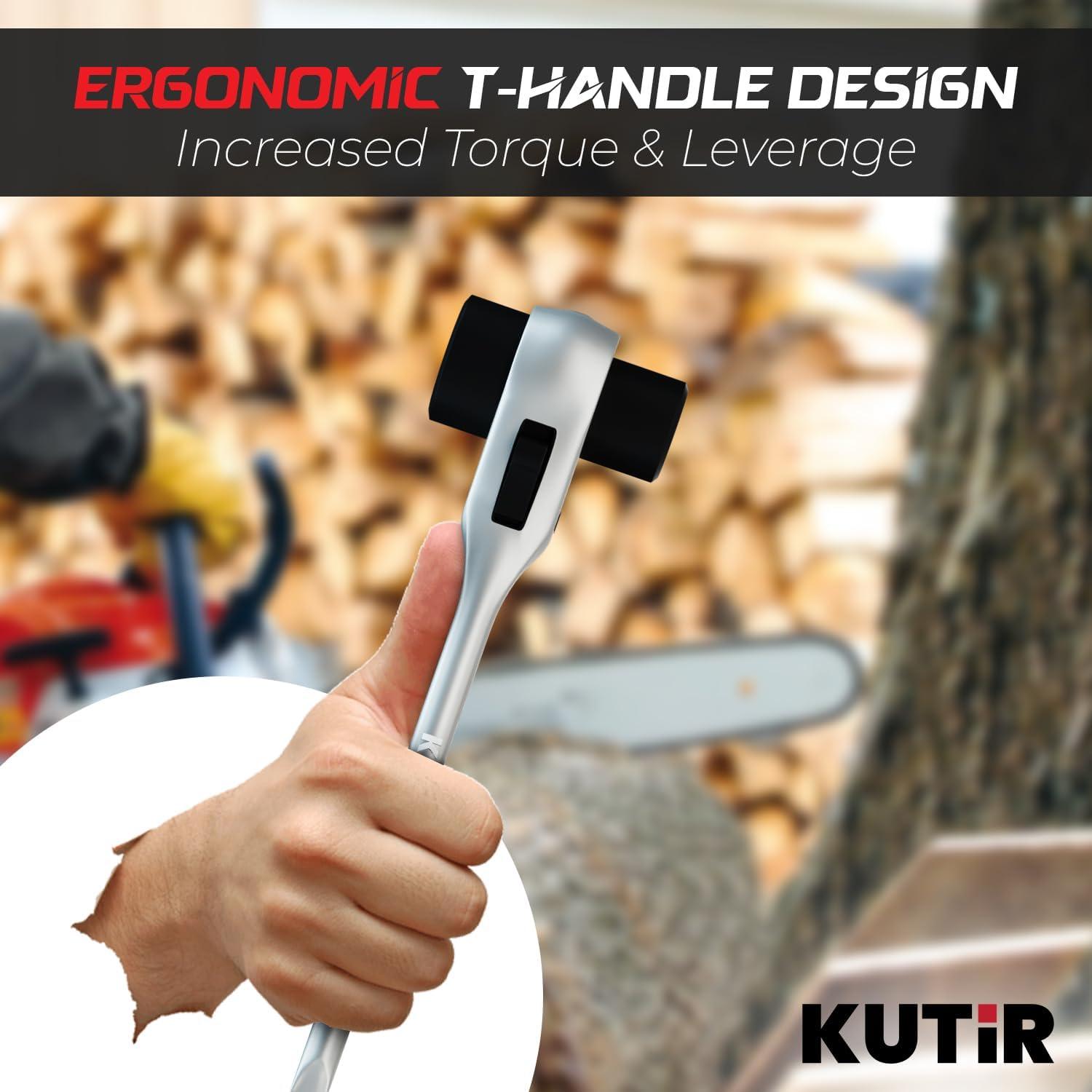 Llave de cadena Scrench Kutir 2 en 1 13mm y 19mm para motosierra