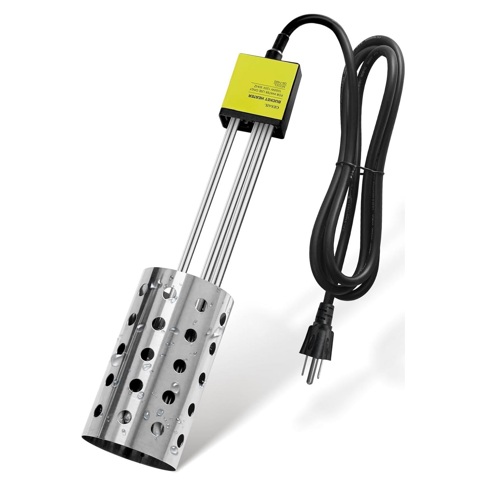 Calentador de Inmersión GESAIL 1000W Acero Inoxidable 19L