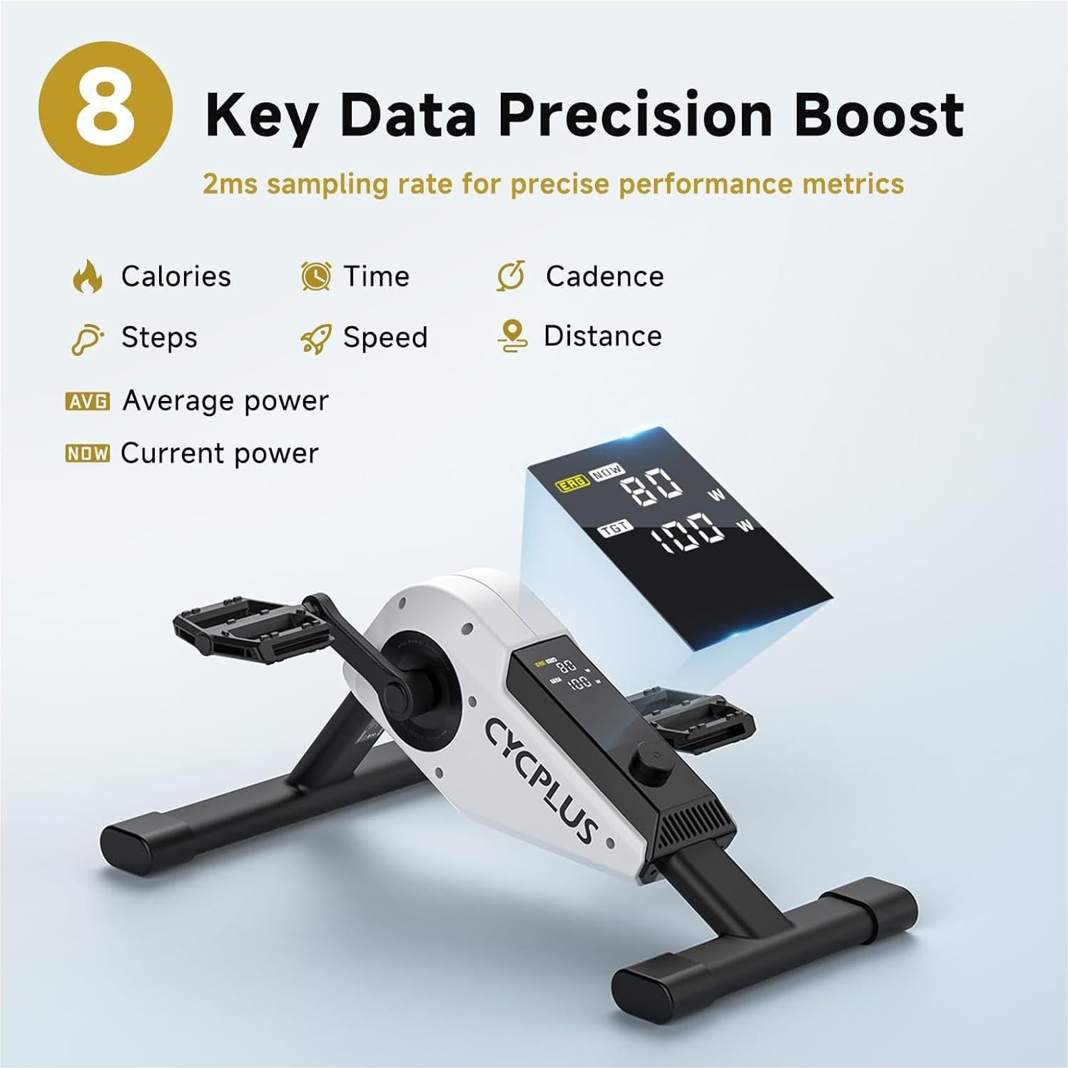 Mini Ejercitador de Pedales CYCPLUS DC1 160W Magnético