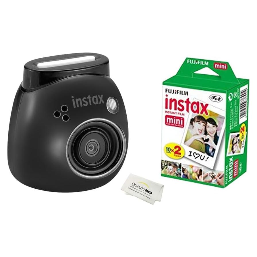 Cámara Digital Fujifilm Instax Pal Negra + 20 Impresiones