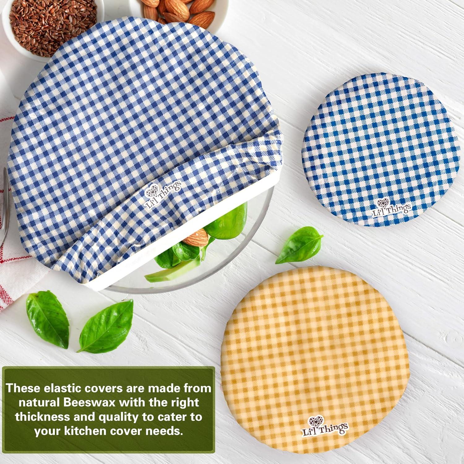 Cubiertas Reutilizables de Cera de Abeja Li'l Things - 5 Tamaños