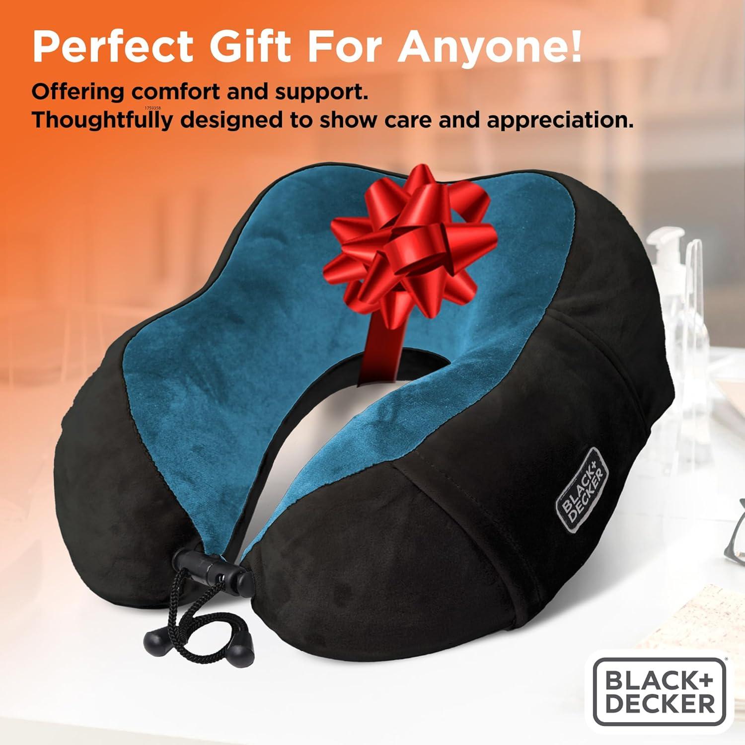 Almohada de Espuma Viscoelástica BLACK+DECKER con Bolsillo