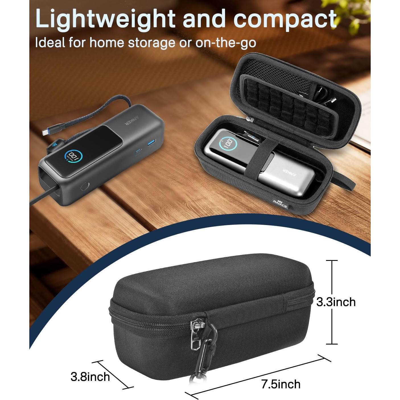 Funda Dura RAIACE para Batería Externa Anker 25000mAh - Negro