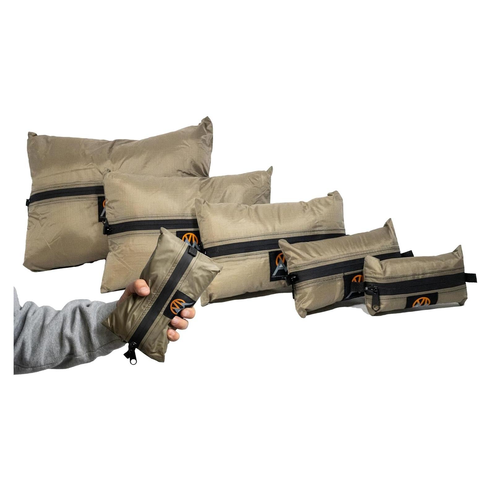 Bolsa de Almacenamiento VIAM Outdoors 5 Piezas Impermeable Marrón