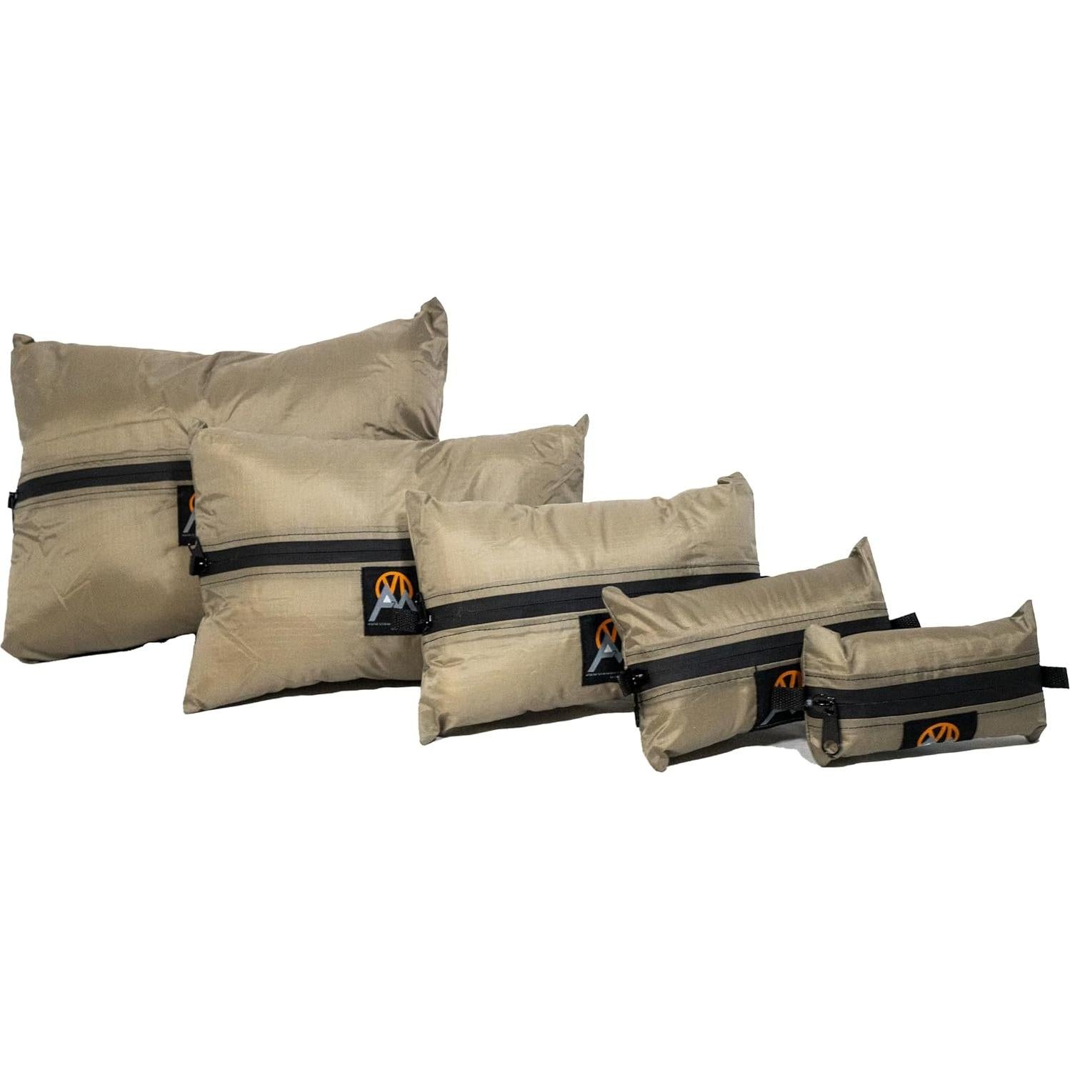 Bolsa de Almacenamiento VIAM Outdoors 5 Piezas Impermeable Marrón