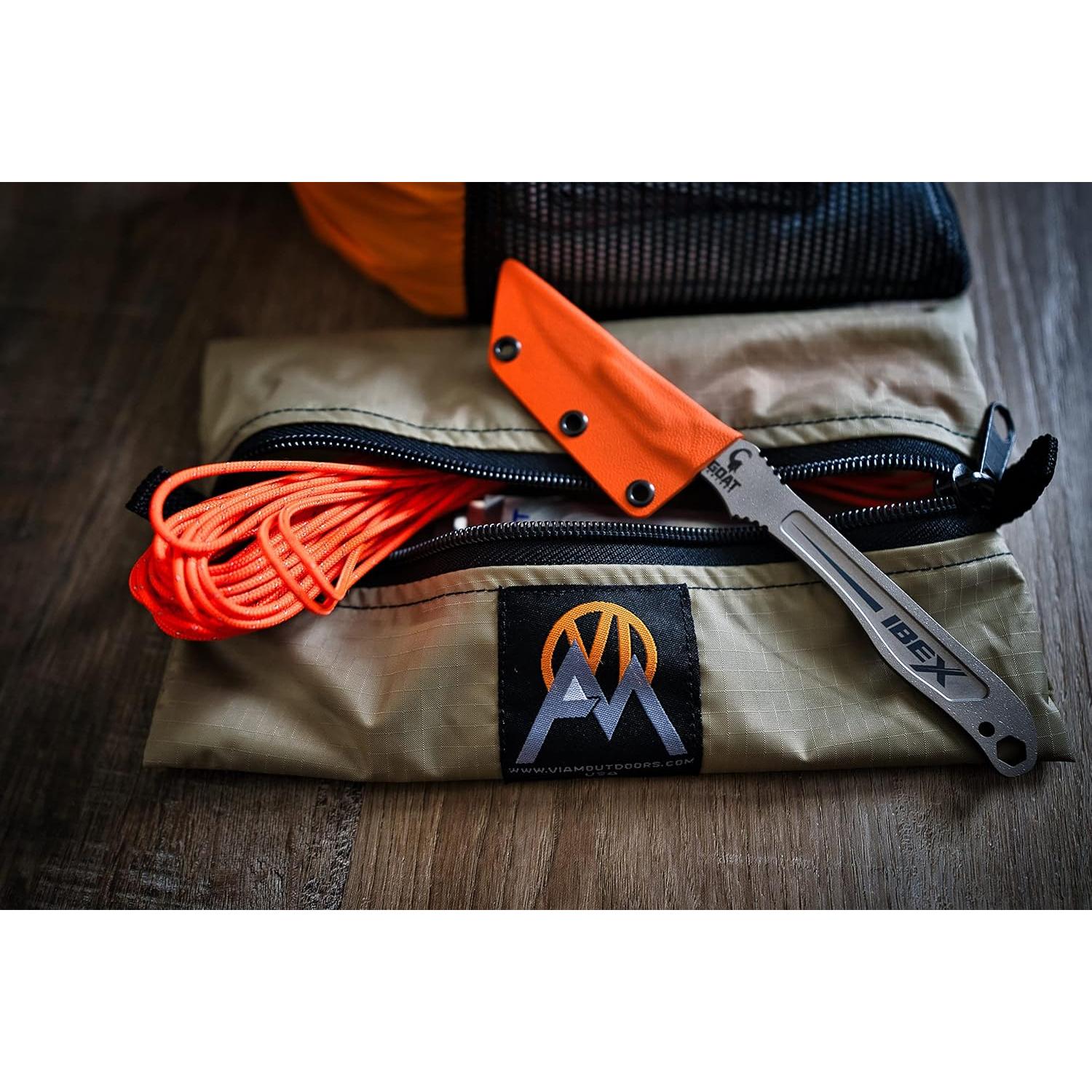 Bolsa de Almacenamiento VIAM Outdoors 5 Piezas Impermeable Marrón