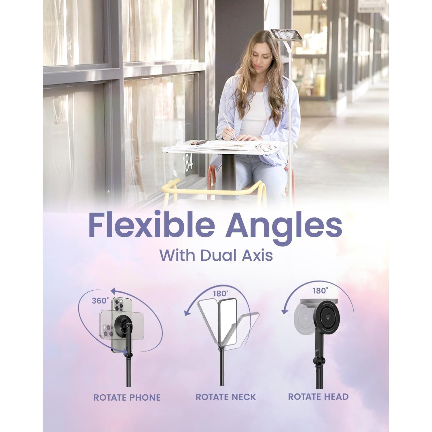 Trípode Magnético Automático KraftGeek para iPhone 66"