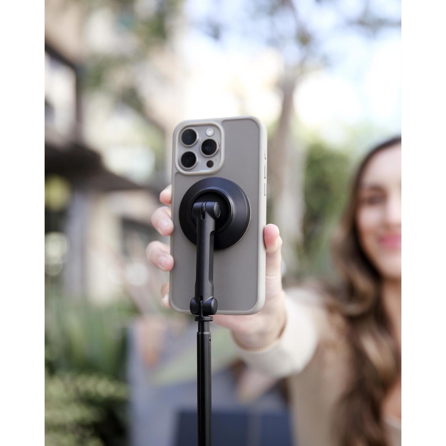 Trípode Magnético Automático KraftGeek para iPhone 66"