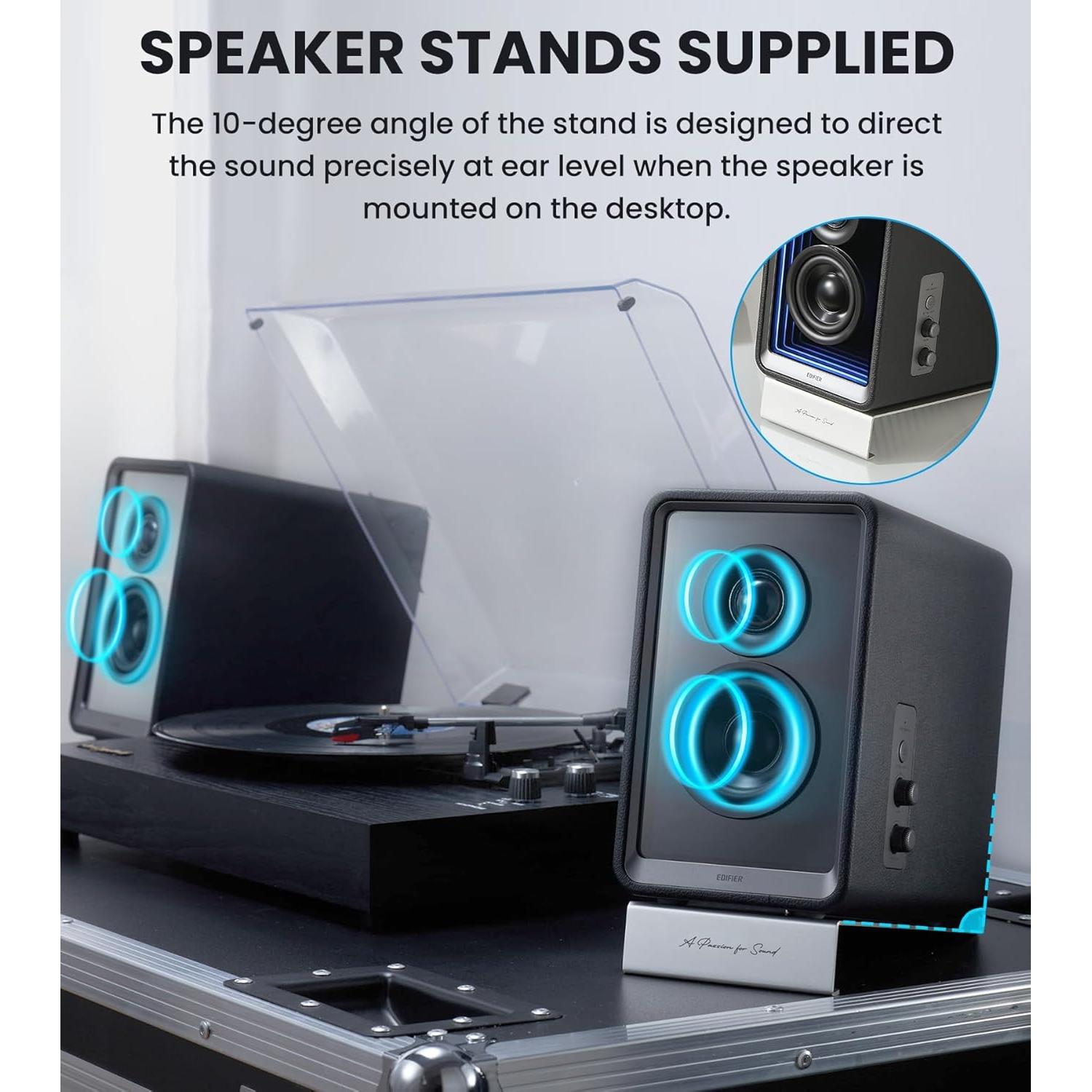 Paquete Edifier QR65 + R1: Altavoces y Auriculares Inalámbricos