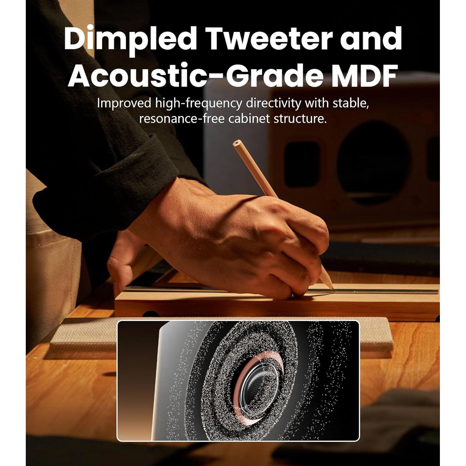 Altavoces Edifier MR5 2.0 Inalámbricos 110W Negro