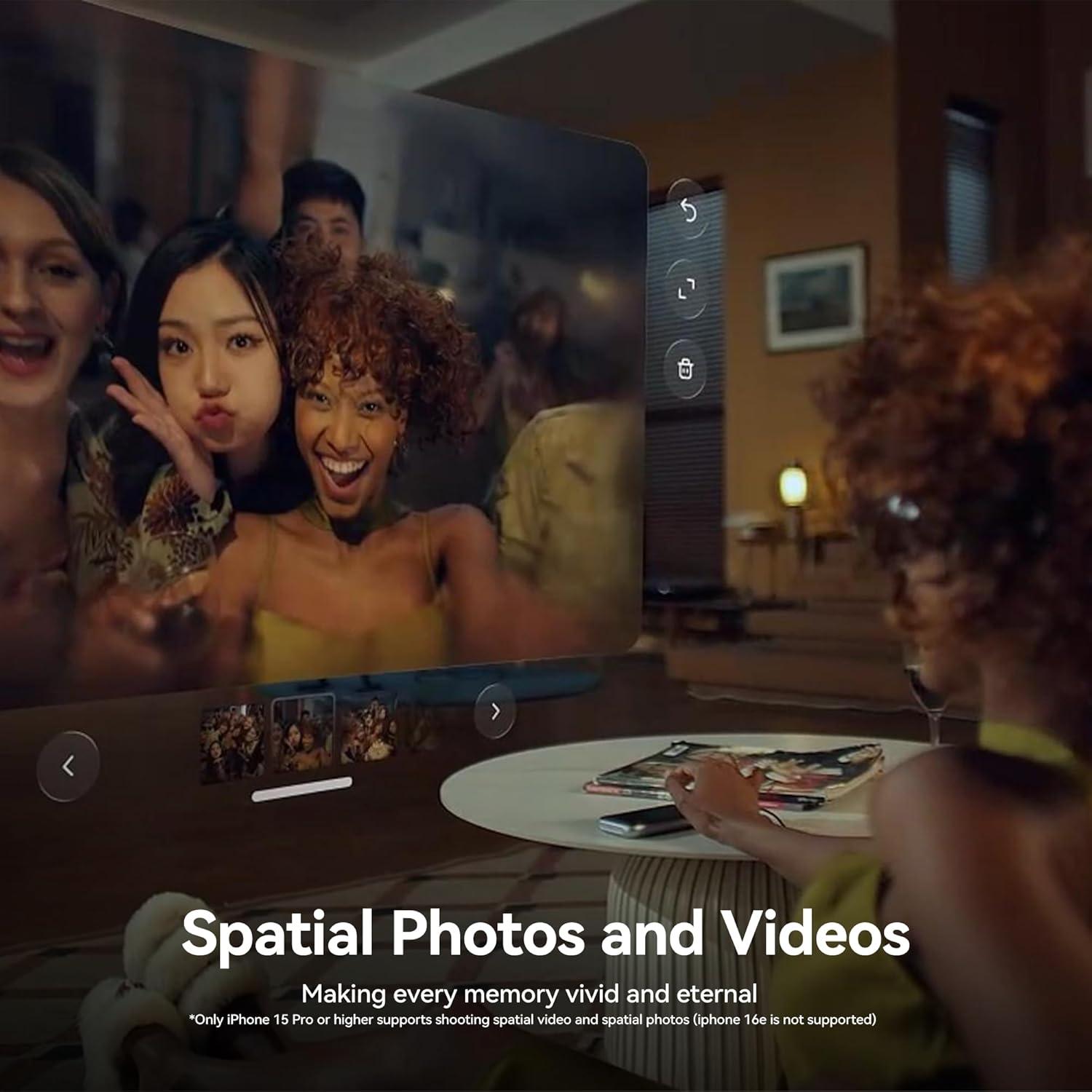 Gafas AR Rokid Max2 Plateadas 360" Micro-OLED 120Hz