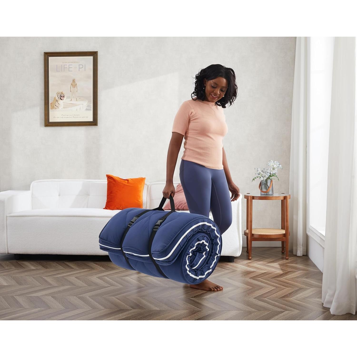 Colchón de Piso Jamdok 183x61 cm 4 cm Espuma de Memoria