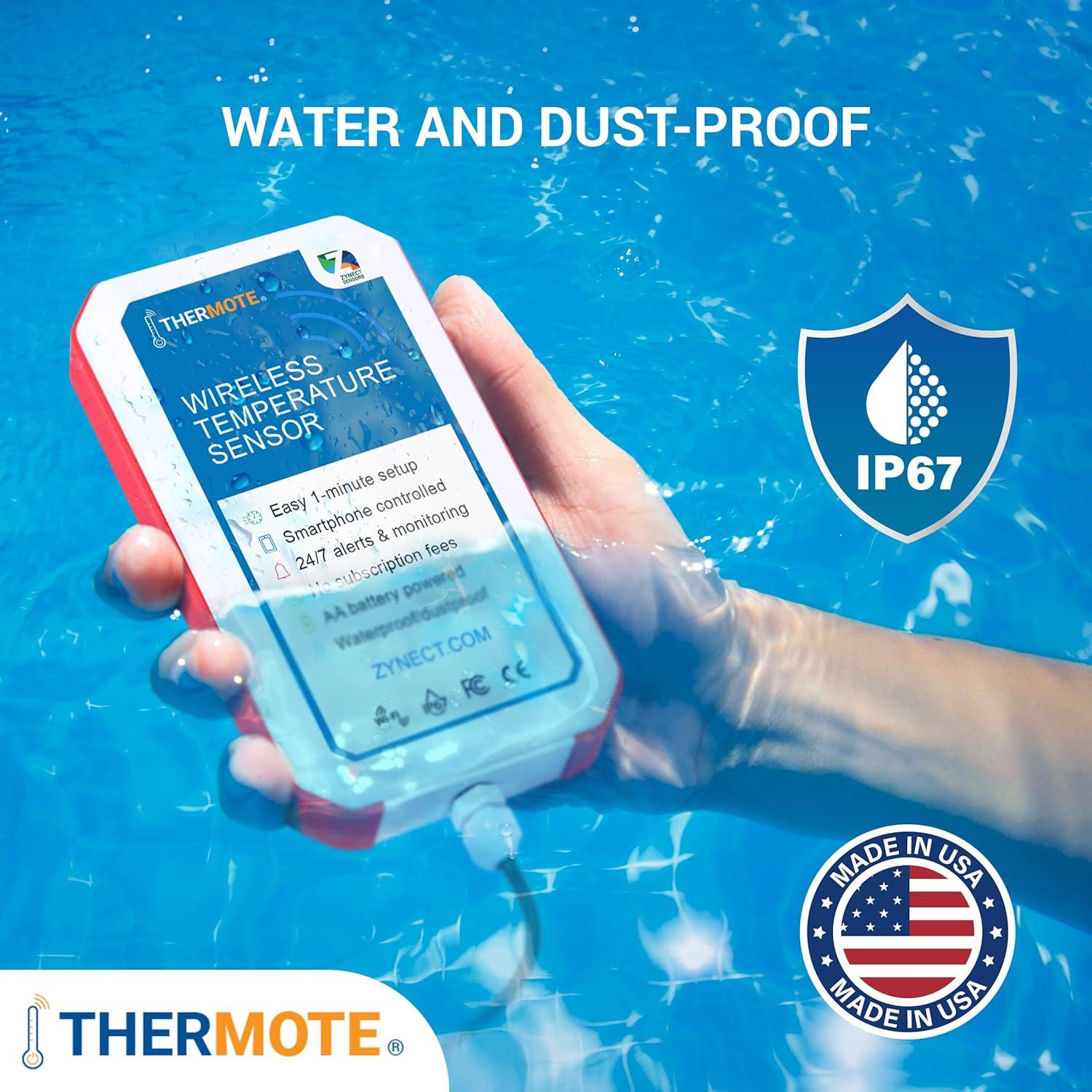 Sensor de Temperatura Inalámbrico Zynect Thermote WiFi IP67