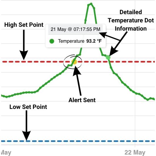 Sensor de Temperatura Inalámbrico Zynect Thermote WiFi IP67