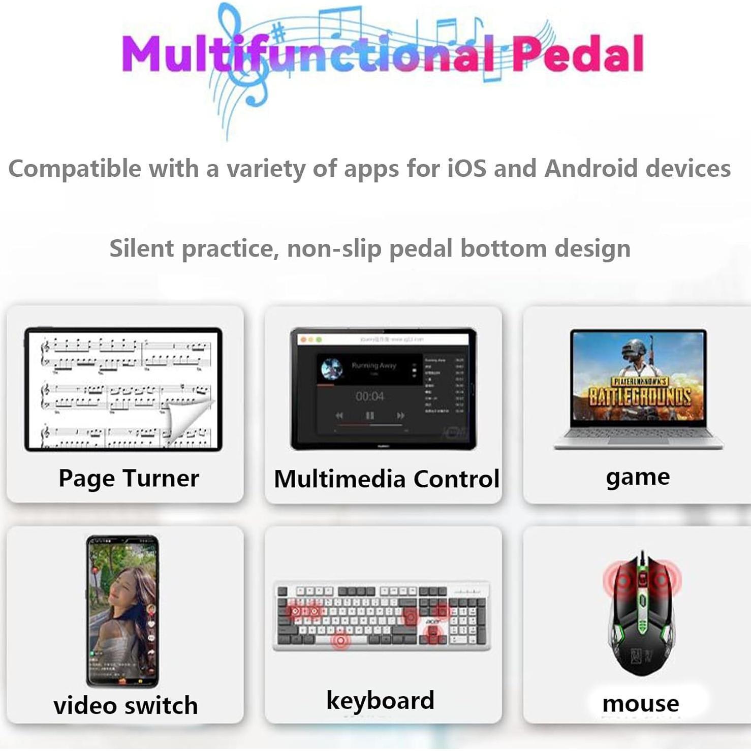 Pasador de Página Inalámbrico Bluetooth Mediorays YF-Page