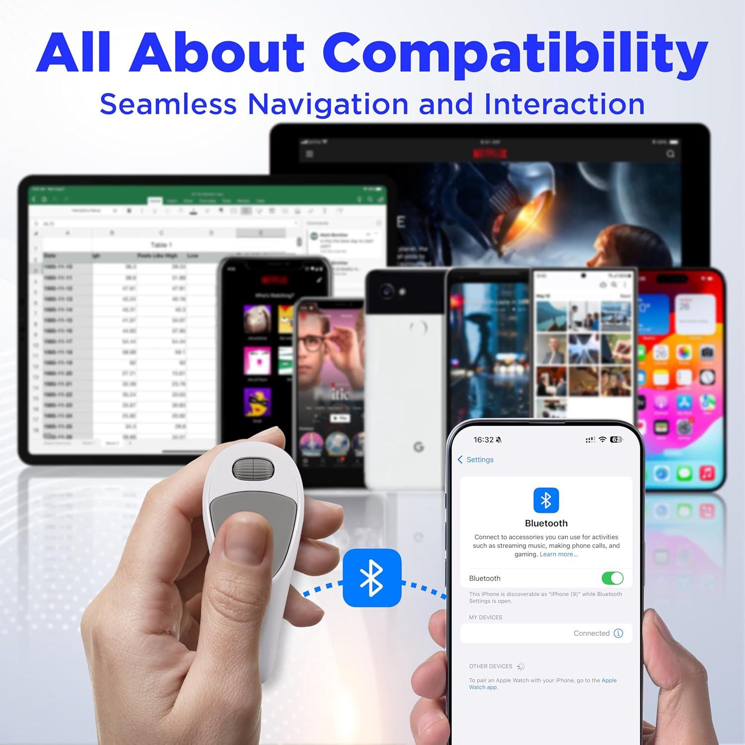 Control Remoto Multifuncional Rong Tronic para TikTok y eBooks