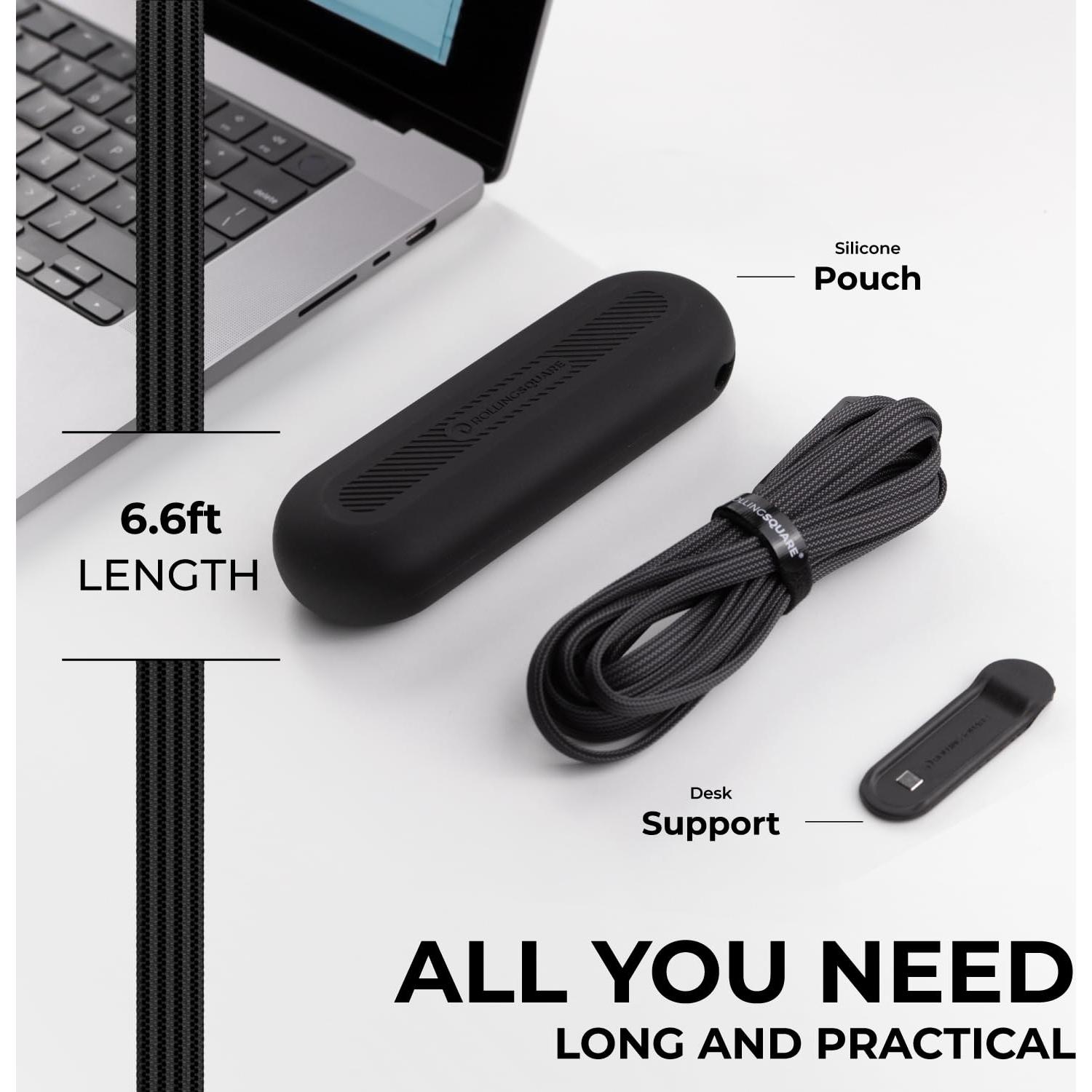 Cable de Carga Múltiple Rolling Square inCharge XL 100W 2m