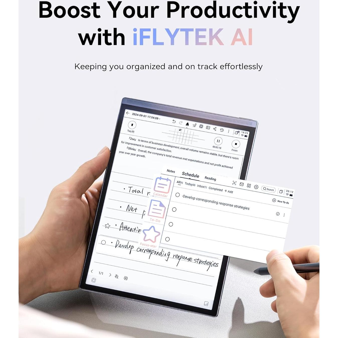 Tableta Digital AINOTE Air 2 - 8.2" con Lápiz y IA